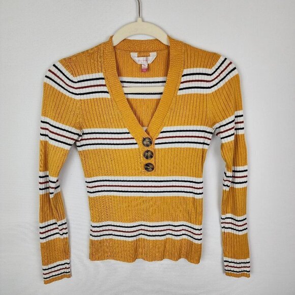 No Boundaries Y2K V-neck Sweater S - Picture 1 of 3